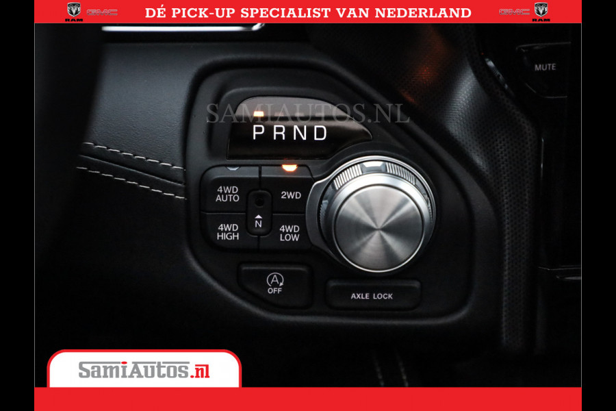 Dodge Ram 1500 Limited Night High Output 540HP 706Nm | Massage + Full Option | De Meest Luxe en Volle Pick-Up in zijn Klasse | Comfortabele Dubbele Cabine met Royale 5 Zitplaatsen | BPM vrij | Nu Leverbaar uit Voorraad | Voorraad Nr 2356 - 0990
