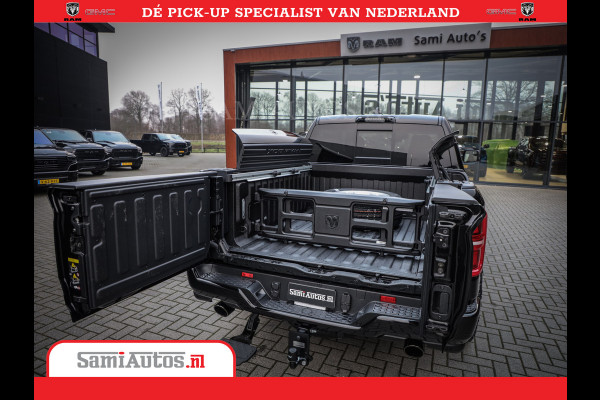 Dodge Ram 1500 Limited Night High Output 540HP 706Nm | Massage + Full Option | De Meest Luxe en Volle Pick-Up in zijn Klasse | Comfortabele Dubbele Cabine met Royale 5 Zitplaatsen | BPM vrij | Nu Leverbaar uit Voorraad | Voorraad Nr 2356 - 0990