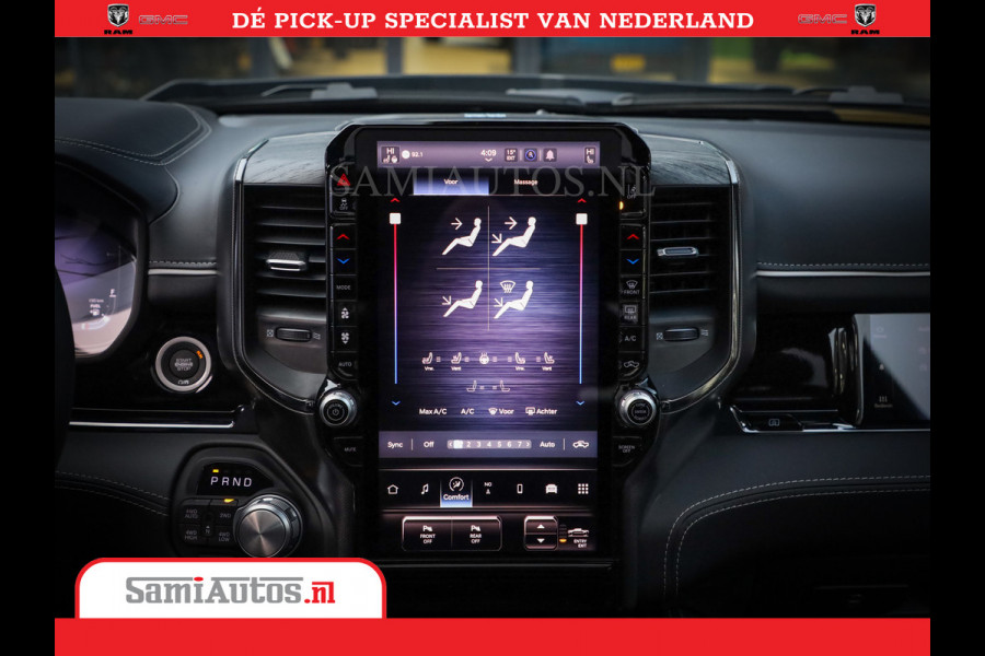 Dodge Ram 1500 Limited Night High Output 540HP 706Nm | Massage + Full Option | De Meest Luxe en Volle Pick-Up in zijn Klasse | Comfortabele Dubbele Cabine met Royale 5 Zitplaatsen | BPM vrij | Nu Leverbaar uit Voorraad | Voorraad Nr 2356 - 0990