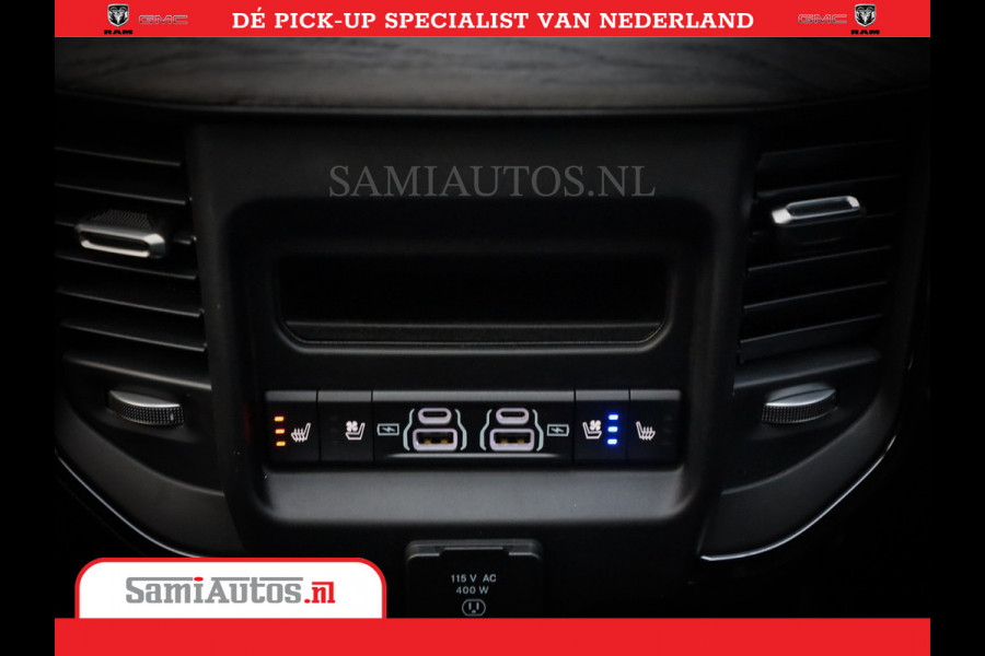 Dodge Ram 1500 Limited Night High Output 540HP 706Nm | Massage + Full Option | De Meest Luxe en Volle Pick-Up in zijn Klasse | Comfortabele Dubbele Cabine met Royale 5 Zitplaatsen | BPM vrij | Nu Leverbaar uit Voorraad | Voorraad Nr 2356 - 0990