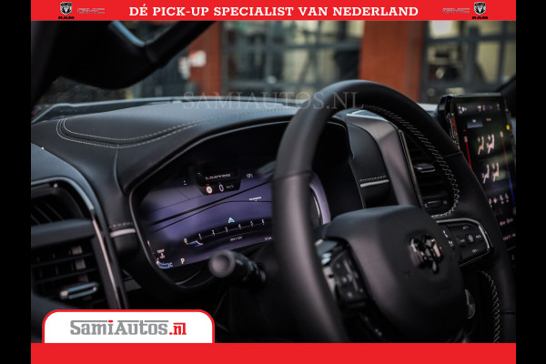 Dodge Ram 1500 Limited Night High Output 540HP 706Nm | Massage + Full Option | De Meest Luxe en Volle Pick-Up in zijn Klasse | Comfortabele Dubbele Cabine met Royale 5 Zitplaatsen | BPM vrij | Nu Leverbaar uit Voorraad | Voorraad Nr 2356 - 0990