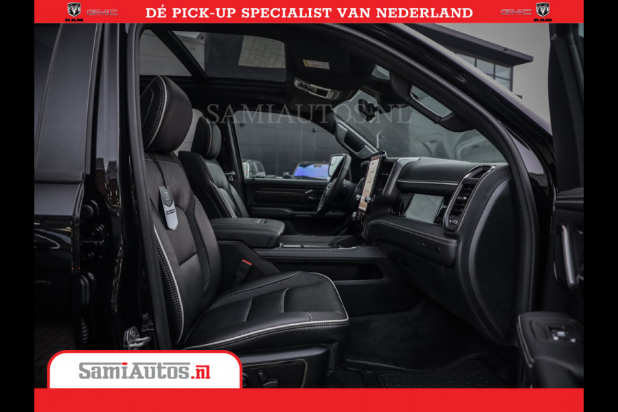Dodge Ram 1500 Limited Night High Output 540HP 706Nm | Massage + Full Option | De Meest Luxe en Volle Pick-Up in zijn Klasse | Comfortabele Dubbele Cabine met Royale 5 Zitplaatsen | BPM vrij | Nu Leverbaar uit Voorraad | Voorraad Nr 2356 - 0990
