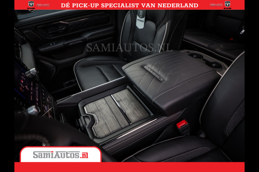 Dodge Ram 1500 Limited Night High Output 540HP 706Nm | Massage + Full Option | De Meest Luxe en Volle Pick-Up in zijn Klasse | Comfortabele Dubbele Cabine met Royale 5 Zitplaatsen | BPM vrij | Nu Leverbaar uit Voorraad | Voorraad Nr 2357 - 5182