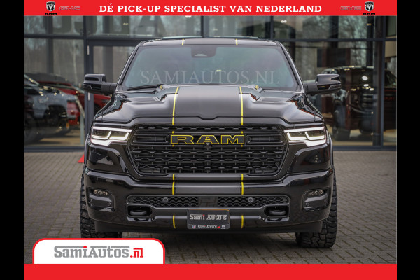 Dodge Ram 1500 Limited Night High Output 540HP 706Nm | Massage + Full Option | De Meest Luxe en Volle Pick-Up in zijn Klasse | Comfortabele Dubbele Cabine met Royale 5 Zitplaatsen | BPM vrij | Nu Leverbaar uit Voorraad | Voorraad Nr 2357 - 5182