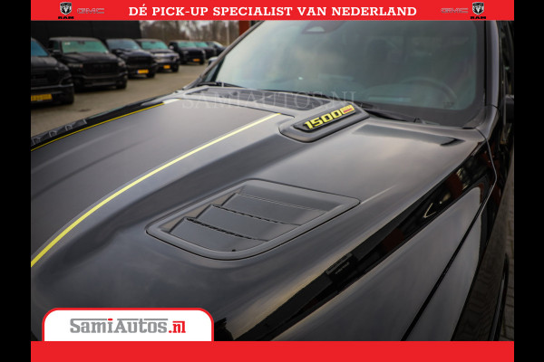 Dodge Ram 1500 Limited Night High Output 540HP 706Nm | Massage + Full Option | De Meest Luxe en Volle Pick-Up in zijn Klasse | Comfortabele Dubbele Cabine met Royale 5 Zitplaatsen | BPM vrij | Nu Leverbaar uit Voorraad | Voorraad Nr 2357 - 5182