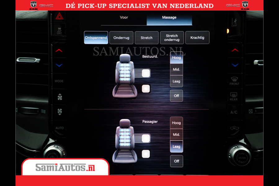 Dodge Ram 1500 Limited Night High Output 540HP 706Nm | Massage + Full Option | De Meest Luxe en Volle Pick-Up in zijn Klasse | Comfortabele Dubbele Cabine met Royale 5 Zitplaatsen | BPM vrij | Nu Leverbaar uit Voorraad | Voorraad Nr 2357 - 5182