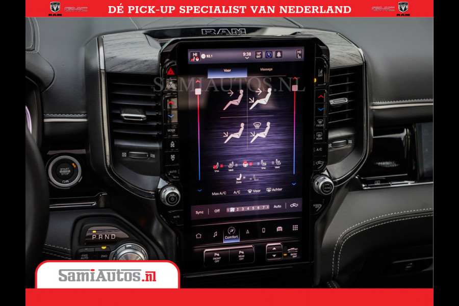 Dodge Ram 1500 Limited Night High Output 540HP 706Nm | Massage + Full Option | De Meest Luxe en Volle Pick-Up in zijn Klasse | Comfortabele Dubbele Cabine met Royale 5 Zitplaatsen | BPM vrij | Nu Leverbaar uit Voorraad | Voorraad Nr 2357 - 5182