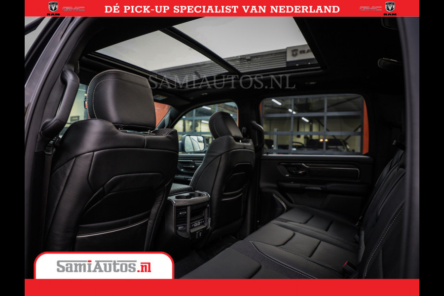 Dodge Ram 1500 Limited Night High Output 540HP 706Nm | Massage + Full Option | De Meest Luxe en Volle Pick-Up in zijn Klasse | Comfortabele Dubbele Cabine met Royale 5 Zitplaatsen | BPM vrij | Nu Leverbaar uit Voorraad | Voorraad Nr 2357 - 5182
