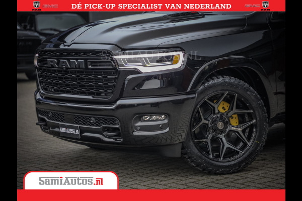 Dodge Ram 1500 Limited Night High Output 540HP 706Nm | Massage + Full Option | De Meest Luxe en Volle Pick-Up in zijn Klasse | Comfortabele Dubbele Cabine met Royale 5 Zitplaatsen | BPM vrij | Nu Leverbaar uit Voorraad | Voorraad Nr 2304 - 8540