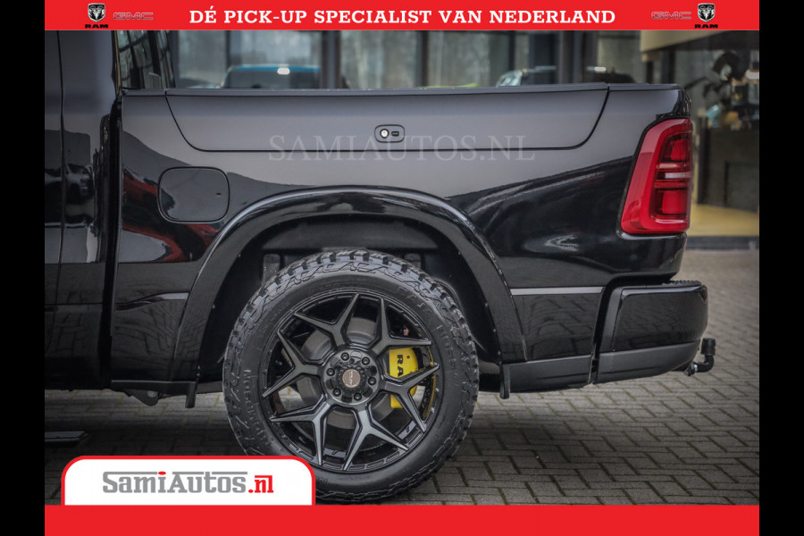 Dodge Ram 1500 Limited Night High Output 540HP 706Nm | Massage + Full Option | De Meest Luxe en Volle Pick-Up in zijn Klasse | Comfortabele Dubbele Cabine met Royale 5 Zitplaatsen | BPM vrij | Nu Leverbaar uit Voorraad | Voorraad Nr 2304 - 8540
