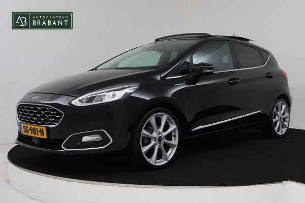 Ford Fiesta 1.0 EcoBoost Vignale (PANORAMADAK, PARKEERSENSOREN, STOELVERWARMING, LANE-ASSIST, CRUISE ADAPTIEF, NAVIGATIE, CAMERA)