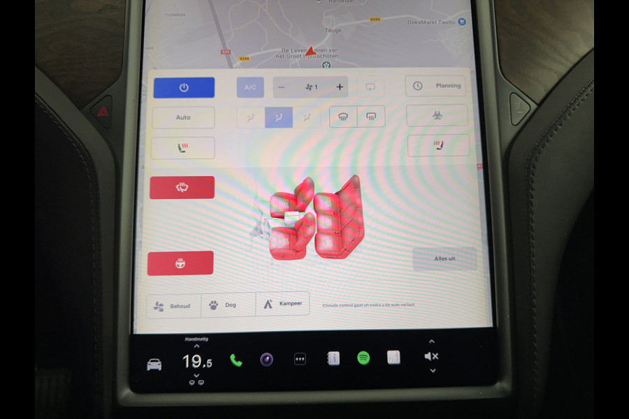 Tesla Model X 100D AWD [ 3-Fase ] Aut. *PANO-WINDOW | AUTO-PILOT | FULL-LEATHER | TOWBAR | CCS-FASTLOADER | NAVI-FULLMAP | FULL-LED | AIR-SUSPENSION | DIGI-COCKPIT | KEYLESS | CAMERA | DAB+ | HEATED-COMFORT-SEATS | 20''ALU*