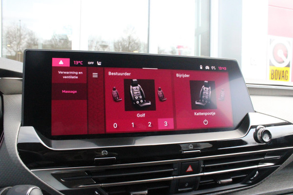 Citroën C5 X 1.6 Plug-in Hybrid 225PK MAX | NAVIGATIE | ELEKTRISCH BEDIENBARE VOORSTOELEN  MET GEHEUGENFUNCTIE | VOORSTOELEN VERWARMD | VOORSTOELEN GEVENTILEERD |LEDEREN BEKLEDING | MASSASGE STOELEN |  HEAD UP DISPLAY | ADAPTIVE CRUISE CONTROL | LED KOPLAMPEN | DRAADLOZE APPLE CARPLAY/ANDROID AUTO | 19" LICHTMETALEN VELGEN | ALL SEASON BANDEN | DRAADLOZE TELEFOONLADER | DAB+ RADIO