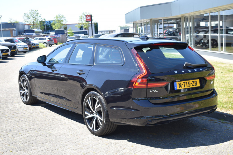 Volvo V90 T8 390PK AWD R-Design HUD | H&K | Trekhaak | Luchtvering | 360 camera | 19"LMV