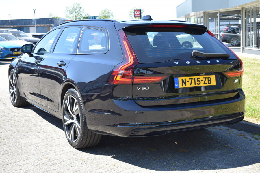 Volvo V90 T8 390PK AWD R-Design HUD | H&K | Trekhaak | Luchtvering | 360 camera | 19"LMV