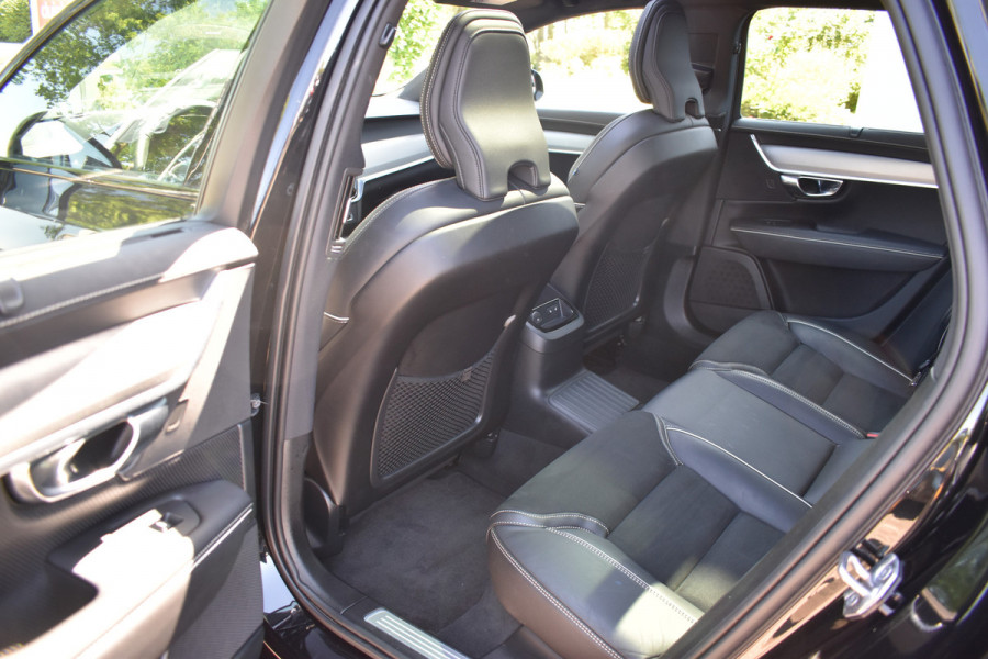 Volvo V90 T8 390PK AWD R-Design HUD | H&K | Trekhaak | Luchtvering | 360 camera | 19"LMV
