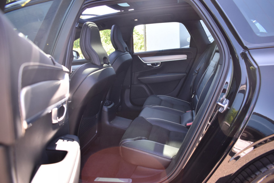 Volvo V90 T8 390PK AWD R-Design HUD | H&K | Trekhaak | Luchtvering | 360 camera | 19"LMV