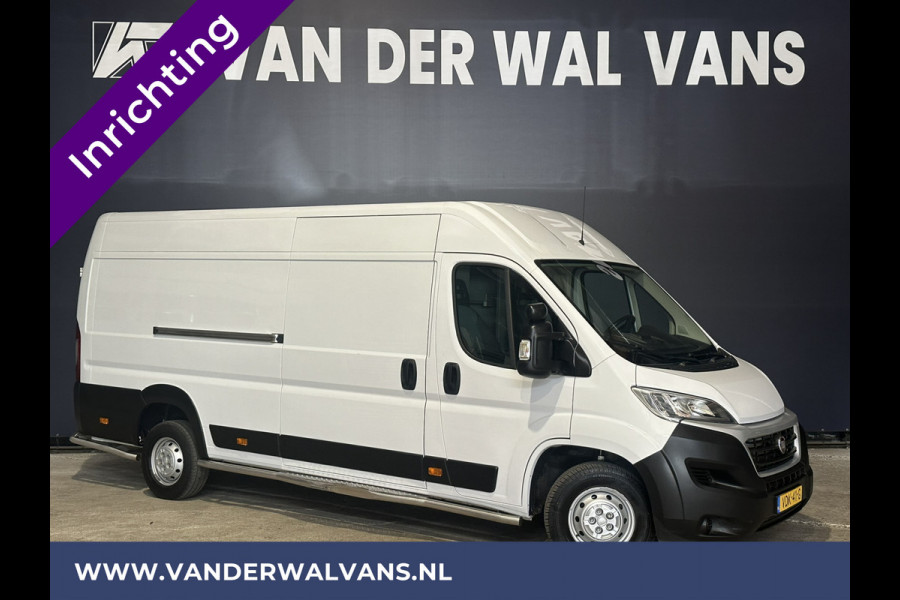 Fiat Ducato 3.0 NP 136pk L4H2 Post NL inrichting Euro6 Airco | Navigatie | Camera sidebars, 270 graden achterdeuren, schappen, doorloopdeur