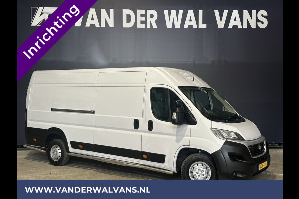 Fiat Ducato 3.0 NP 136pk L4H2 Post NL inrichting Euro6 Airco | Navigatie | Camera sidebars, 270 graden achterdeuren, schappen, doorloopdeur