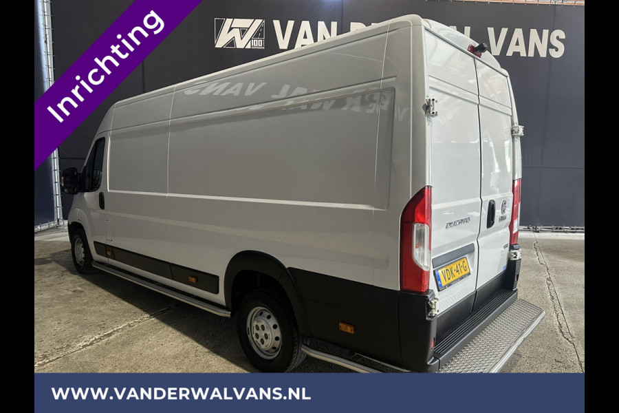 Fiat Ducato 3.0 NP 136pk L4H2 Post NL inrichting Euro6 Airco | Navigatie | Camera sidebars, 270 graden achterdeuren, schappen, doorloopdeur