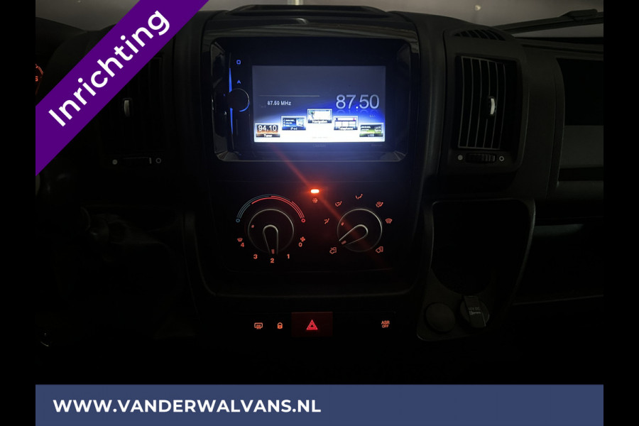 Fiat Ducato 3.0 NP 136pk L4H2 Post NL inrichting Euro6 Airco | Navigatie | Camera sidebars, 270 graden achterdeuren, schappen, doorloopdeur