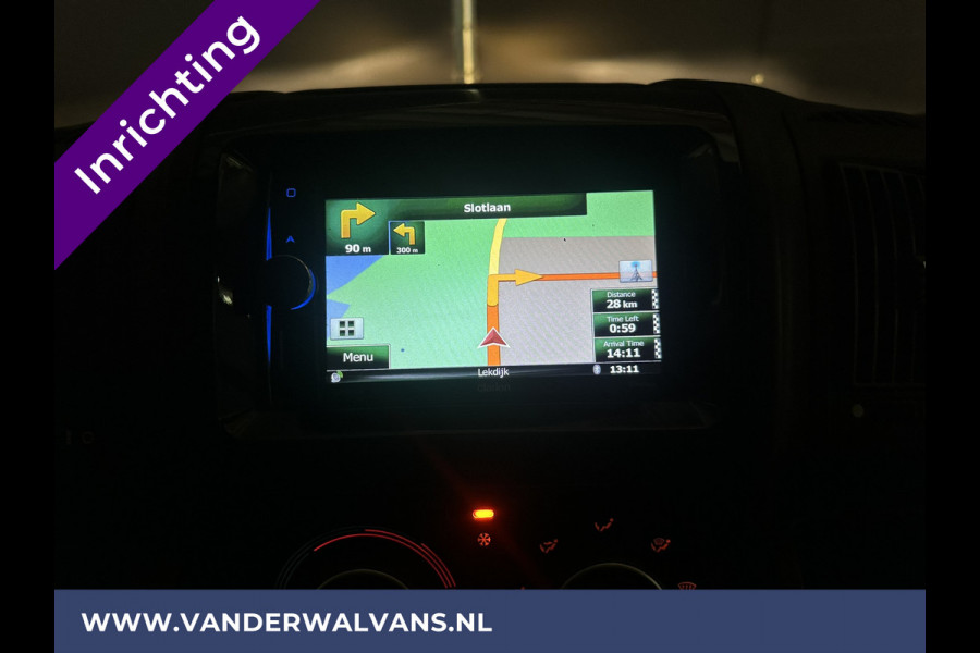 Fiat Ducato 3.0 NP 136pk L4H2 Post NL inrichting Euro6 Airco | Navigatie | Camera sidebars, 270 graden achterdeuren, schappen, doorloopdeur