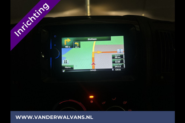 Fiat Ducato 3.0 NP 136pk L4H2 Post NL inrichting Euro6 Airco | Navigatie | Camera sidebars, 270 graden achterdeuren, schappen, doorloopdeur