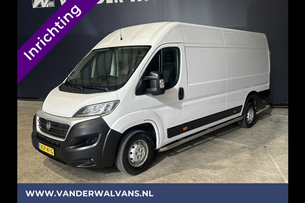 Fiat Ducato 3.0 NP 136pk L4H2 Post NL inrichting Euro6 Airco | Navigatie | Camera sidebars, 270 graden achterdeuren, schappen, doorloopdeur