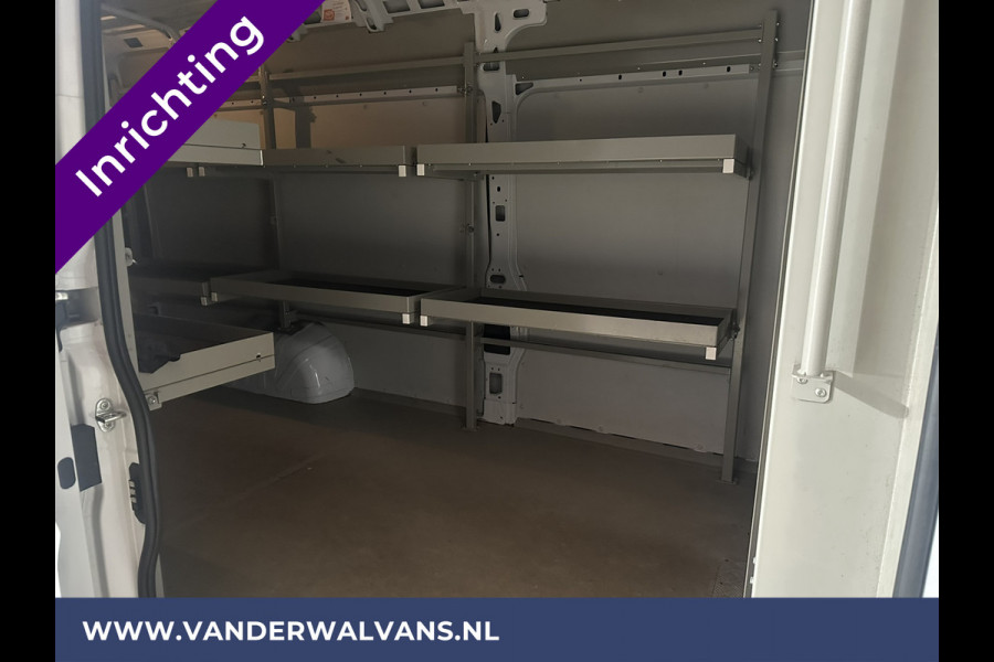 Fiat Ducato 3.0 NP 136pk L4H2 Post NL inrichting Euro6 Airco | Navigatie | Camera sidebars, 270 graden achterdeuren, schappen, doorloopdeur