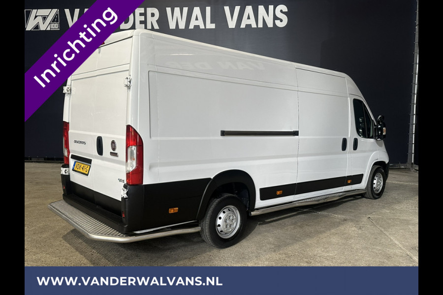 Fiat Ducato 3.0 NP 136pk L4H2 Post NL inrichting Euro6 Airco | Navigatie | Camera sidebars, 270 graden achterdeuren, schappen, doorloopdeur