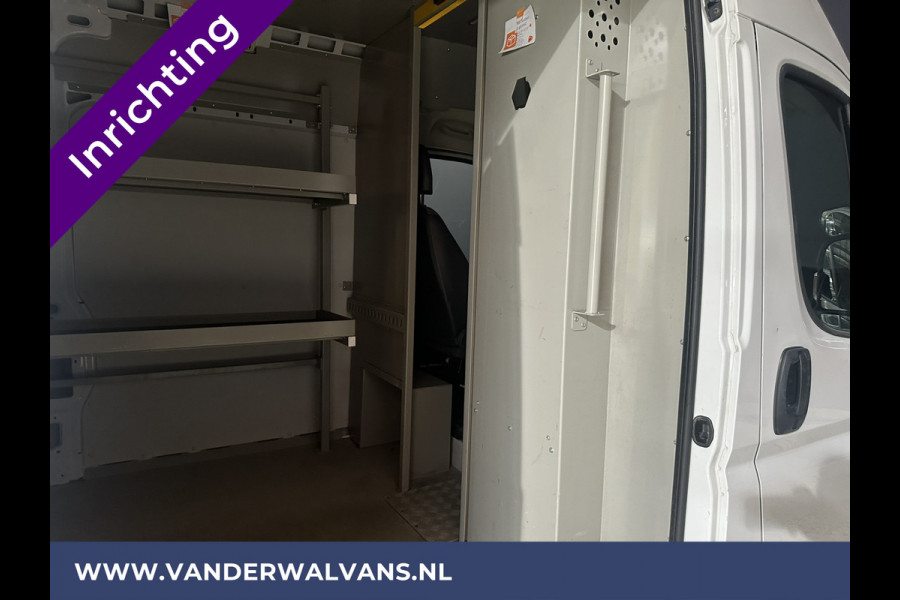 Fiat Ducato 3.0 NP 136pk L4H2 Post NL inrichting Euro6 Airco | Navigatie | Camera sidebars, 270 graden achterdeuren, schappen, doorloopdeur