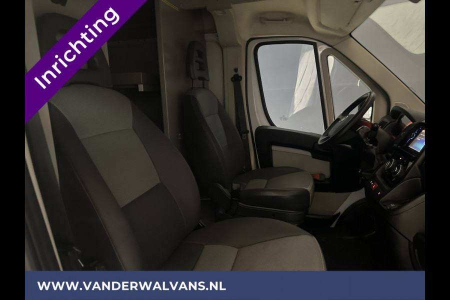 Fiat Ducato 3.0 NP 136pk L4H2 Post NL inrichting Euro6 Airco | Navigatie | Camera sidebars, 270 graden achterdeuren, schappen, doorloopdeur