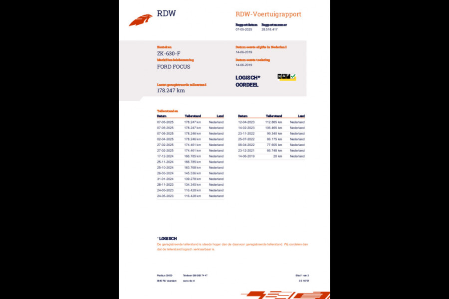 Ford FOCUS Wagon 1.0 EcoBoost Titanium Business Trekhaak, Keyless, Navi,