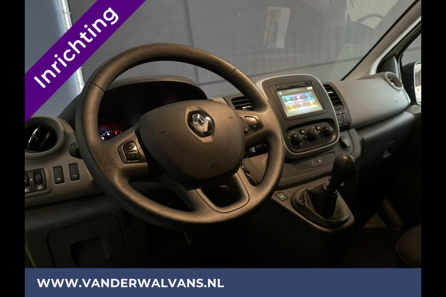 Renault Trafic 1.6 dCi L2H1 inrichting Euro6 Airco | Imperiaal | Navigatie | cruisecontrol, parkeersensoren, trekhaak, bijrijdersbank