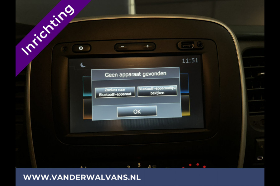 Renault Trafic 1.6 dCi L2H1 inrichting Euro6 Airco | Imperiaal | Navigatie | cruisecontrol, parkeersensoren, trekhaak, bijrijdersbank