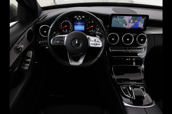 Mercedes-Benz C-Klasse 300de AMG | Head-Up | Adaptive cruise | Stoelverwarming | Carplay | Leder/Alcantara | Memory | Sfeerverlichting | Keyless | Navigatie