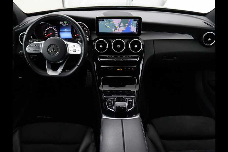 Mercedes-Benz C-Klasse 300de AMG | Head-Up | Adaptive cruise | Stoelverwarming | Carplay | Leder/Alcantara | Memory | Sfeerverlichting | Keyless | Navigatie
