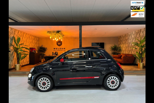 Fiat 500 1.2 Lounge Garantie Panoramadak Uconnect Bluetooth LED Rijklaar