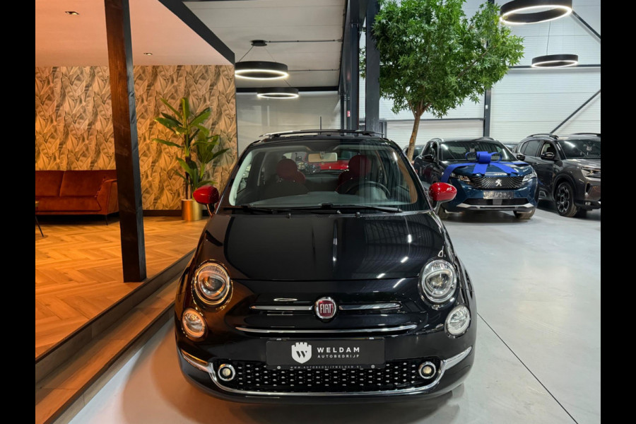 Fiat 500 1.2 Lounge Garantie Panoramadak Uconnect Bluetooth LED Rijklaar