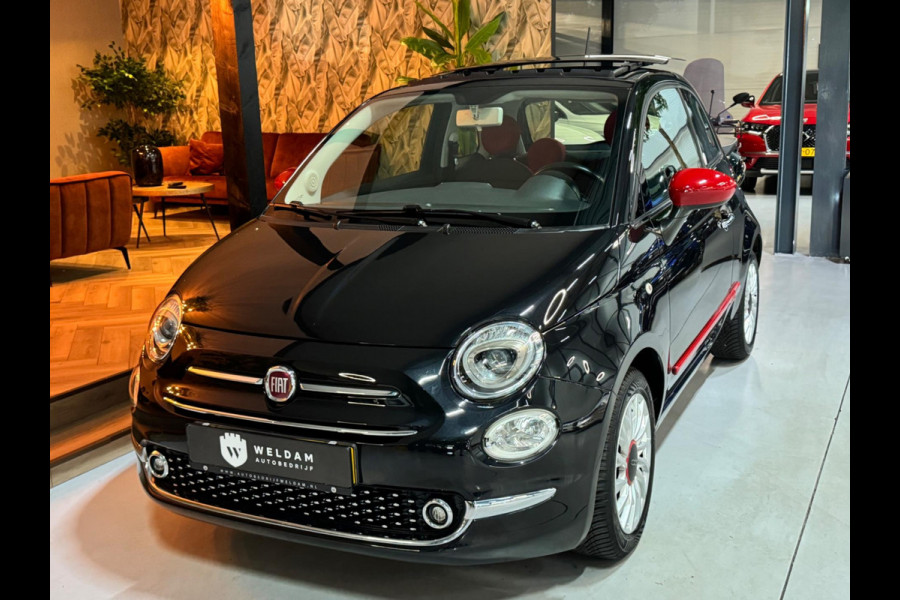 Fiat 500 1.2 Lounge Garantie Panoramadak Uconnect Bluetooth LED Rijklaar