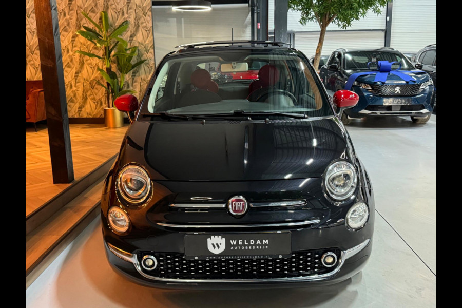 Fiat 500 1.2 Lounge Garantie Panoramadak Uconnect Bluetooth LED Rijklaar