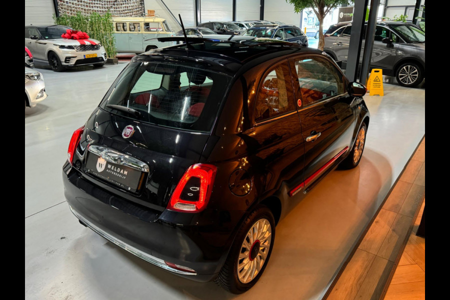 Fiat 500 1.2 Lounge Garantie Panoramadak Uconnect Bluetooth LED Rijklaar