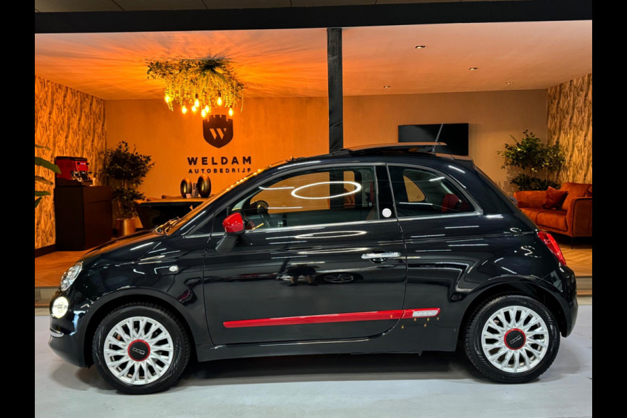 Fiat 500 1.2 Lounge Garantie Panoramadak Uconnect Bluetooth LED Rijklaar