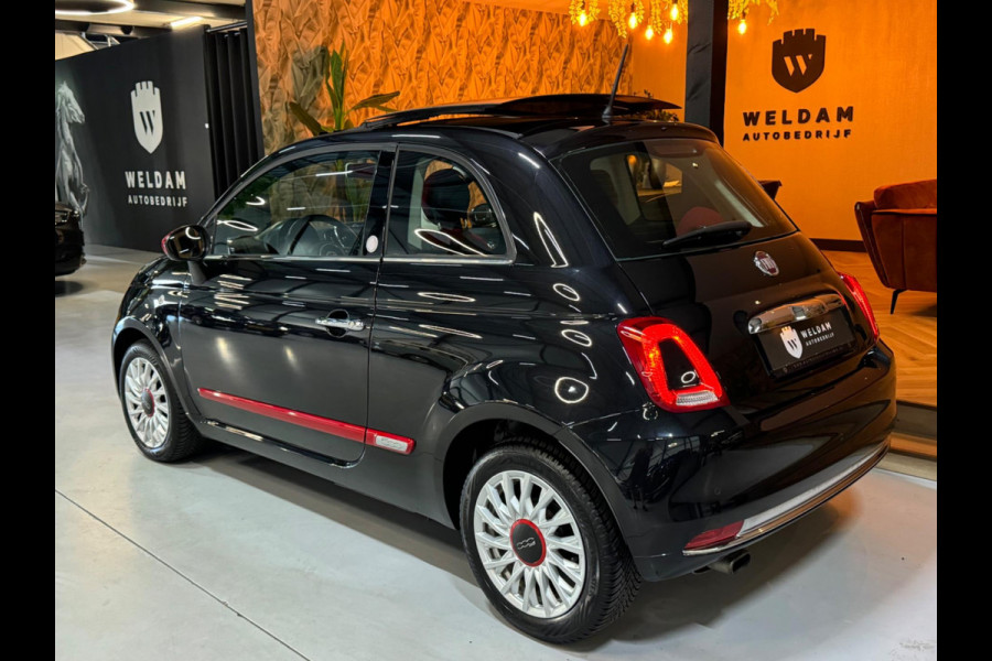 Fiat 500 1.2 Lounge Garantie Panoramadak Uconnect Bluetooth LED Rijklaar