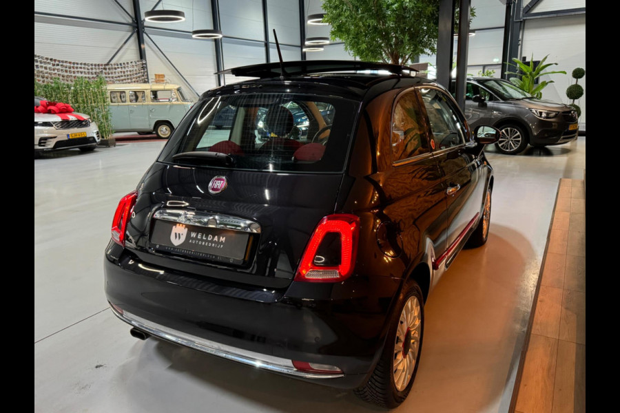 Fiat 500 1.2 Lounge Garantie Panoramadak Uconnect Bluetooth LED Rijklaar