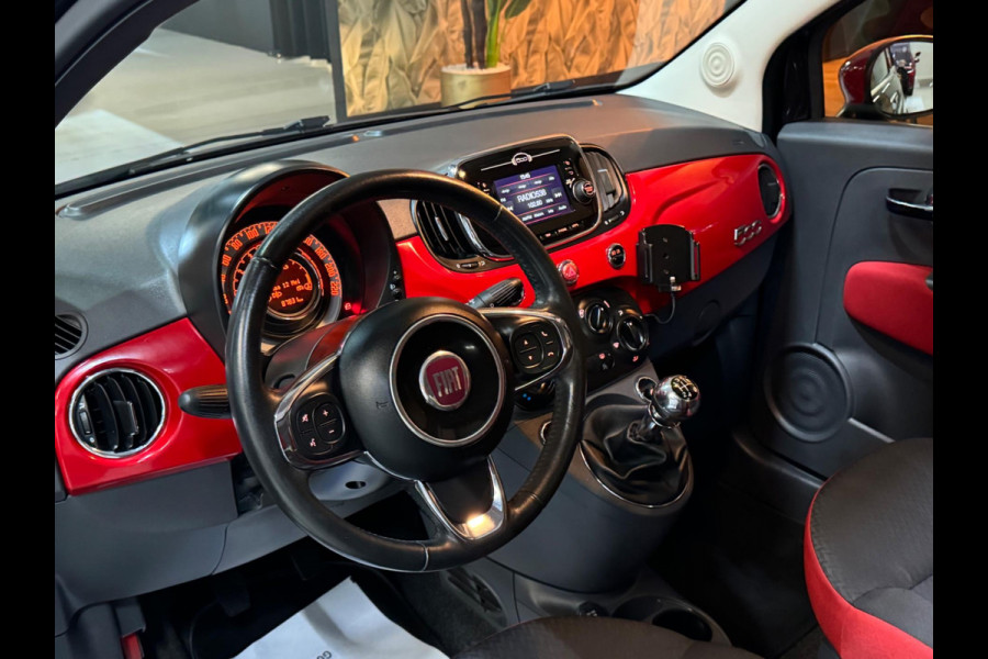 Fiat 500 1.2 Lounge Garantie Panoramadak Uconnect Bluetooth LED Rijklaar