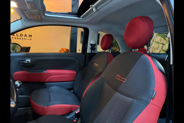 Fiat 500 1.2 Lounge Garantie Panoramadak Uconnect Bluetooth LED Rijklaar