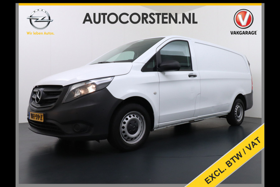 Mercedes-Benz Vito 114CDI 136PK Lang Trekhaak Camera Navi Cruise Control Pdc Regen/Lichtsensor Park-Assistent Led Bluetooth Betonplex Vloer Schuifdeur Wandbekleding