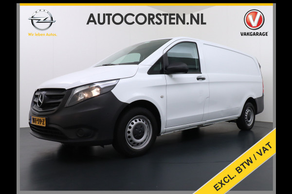 Mercedes-Benz Vito 114CDI 136PK Lang Trekhaak Camera Navi Cruise Control Pdc Regen/Lichtsensor Park-Assistent Led Bluetooth Betonplex Vloer Schuifdeur Wandbekleding
