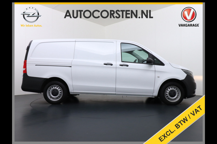 Mercedes-Benz Vito 114CDI 136PK Lang Trekhaak Camera Navi Cruise Control Pdc Regen/Lichtsensor Park-Assistent Led Bluetooth Betonplex Vloer Schuifdeur Wandbekleding